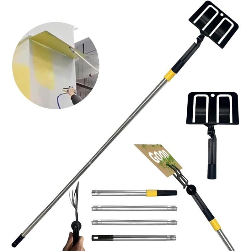 Paint shield stand, adjustable angle and durable for spraying, paint spray shield, multifunctional extended cardboard stand for paintbrushes