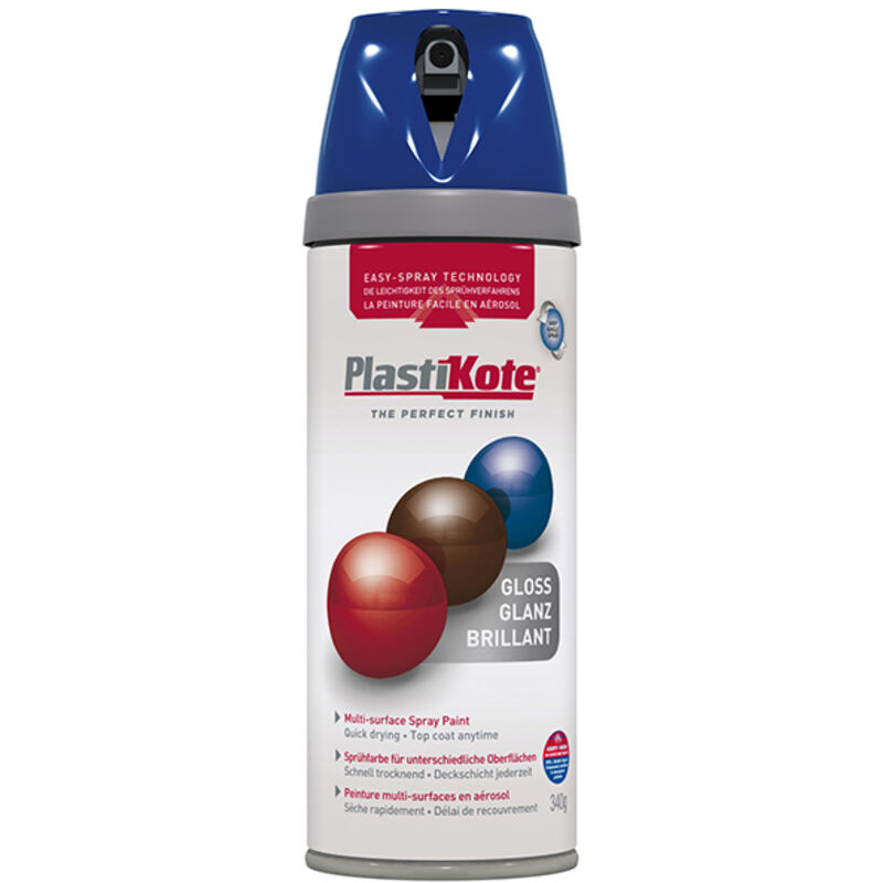 PlastiKote 440.0021111.076 Twist & Spray Gloss Pacific Blue 400ml PKT21111