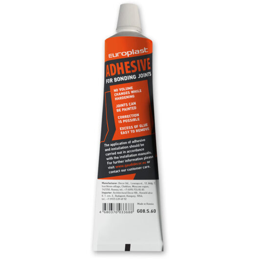 Profhome Decor - Assembly adhesive for mouldings Profhome G08S60 polyurethane-based glue for seam joints white 60 ml