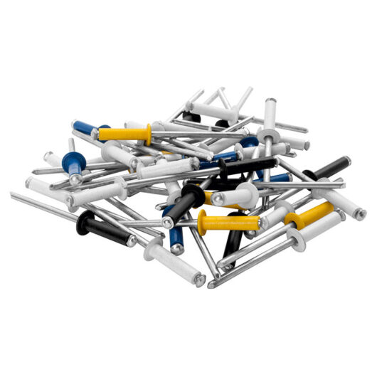 Rapid - Automotive Rivets 4 x 16mm 4 Colours Blister of 32 RPD5000403