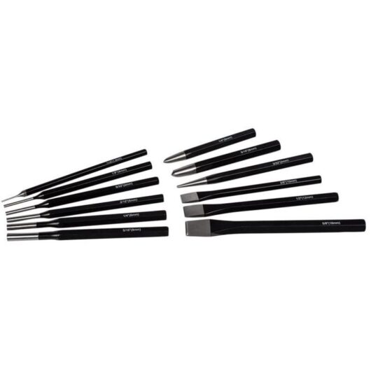 Roughneck 12-Piece Punch and Chisel Set (Model ROU31180)