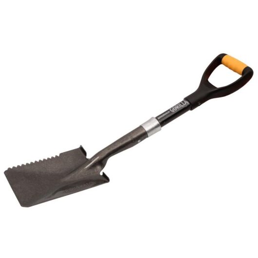 Roughneck - 68-007 gorilla Sharp-Edge Square Micro Shovel ROU68007
