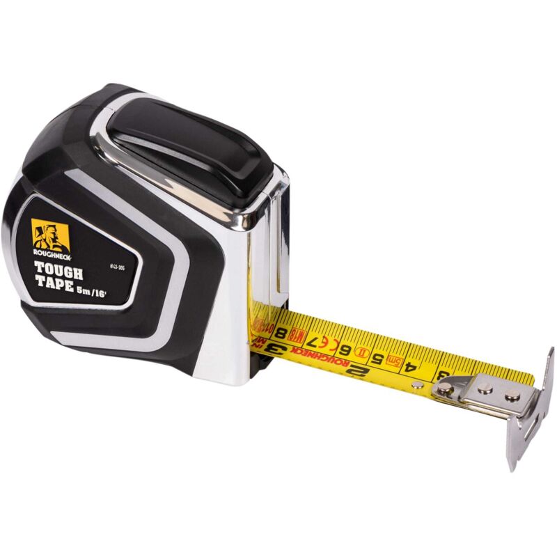 Roughneck ROU43305 Self-Locking Heavy-Duty Tape Measure, 5 Meters (16 Feet) Length, 27mm Width