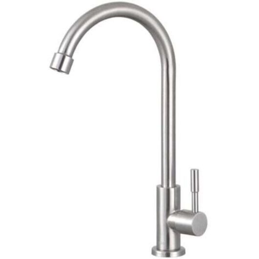 Single stainless steel cold kitchen faucet, washbasin, laundry sink, water purifier faucet
