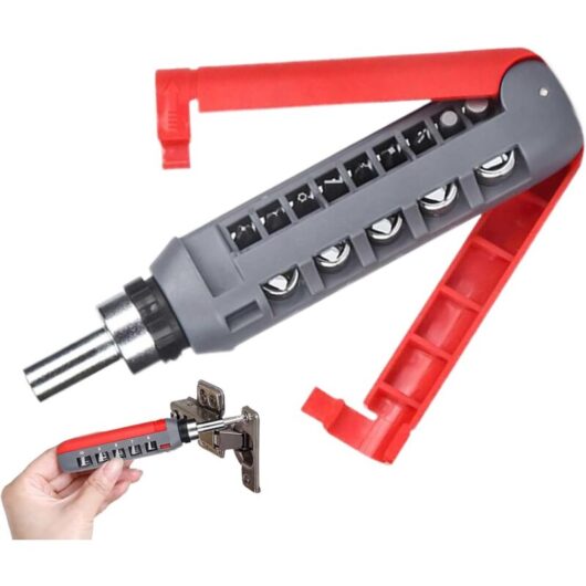 Small ratchet screwdriver set - multi-bit ratchet screwdriver - strong precision non-slip tool with multi-functional grip for DIY electronics and