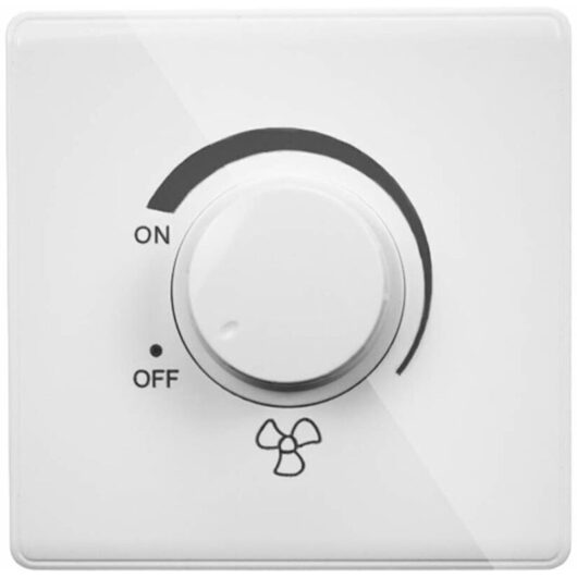 Ceiling fan control - 220V 10A wall switch for 15-300W dimmer - Type 86